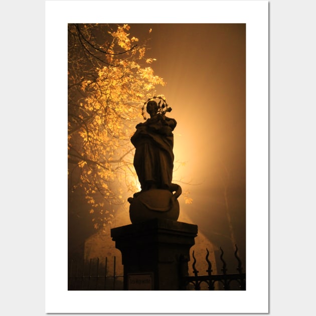 A church yard in Freiburg Wall Art by wanungara